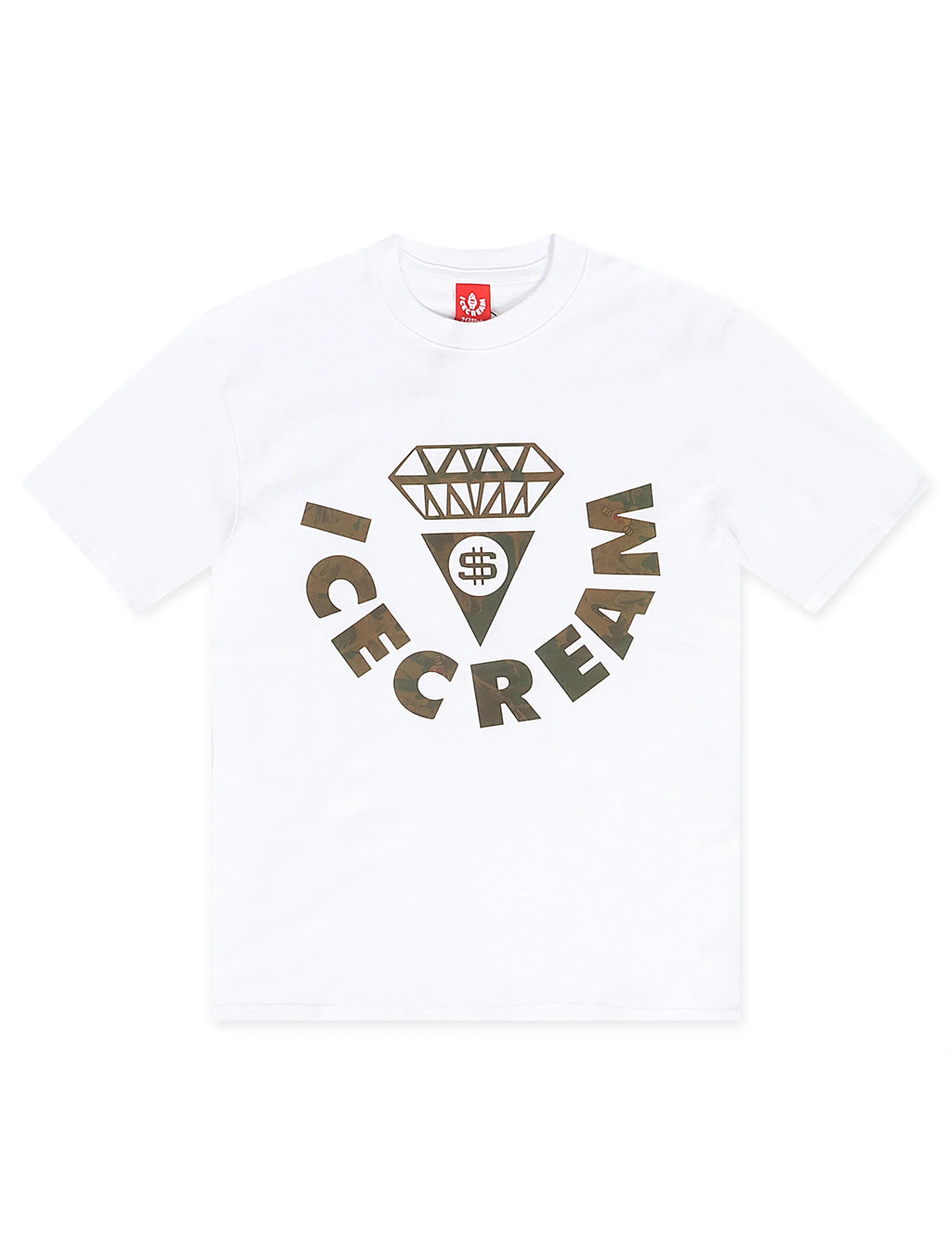 Icecream Diamond Tee - White