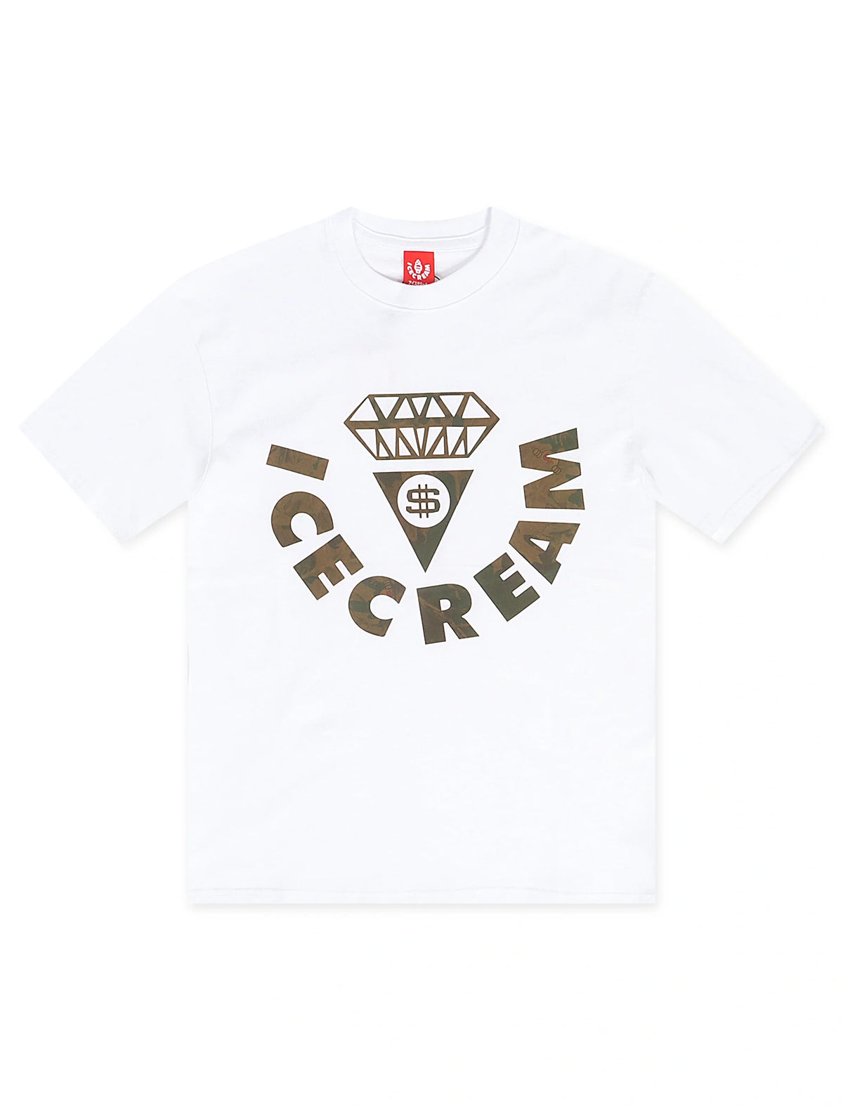 Icecream Diamond Tee - White