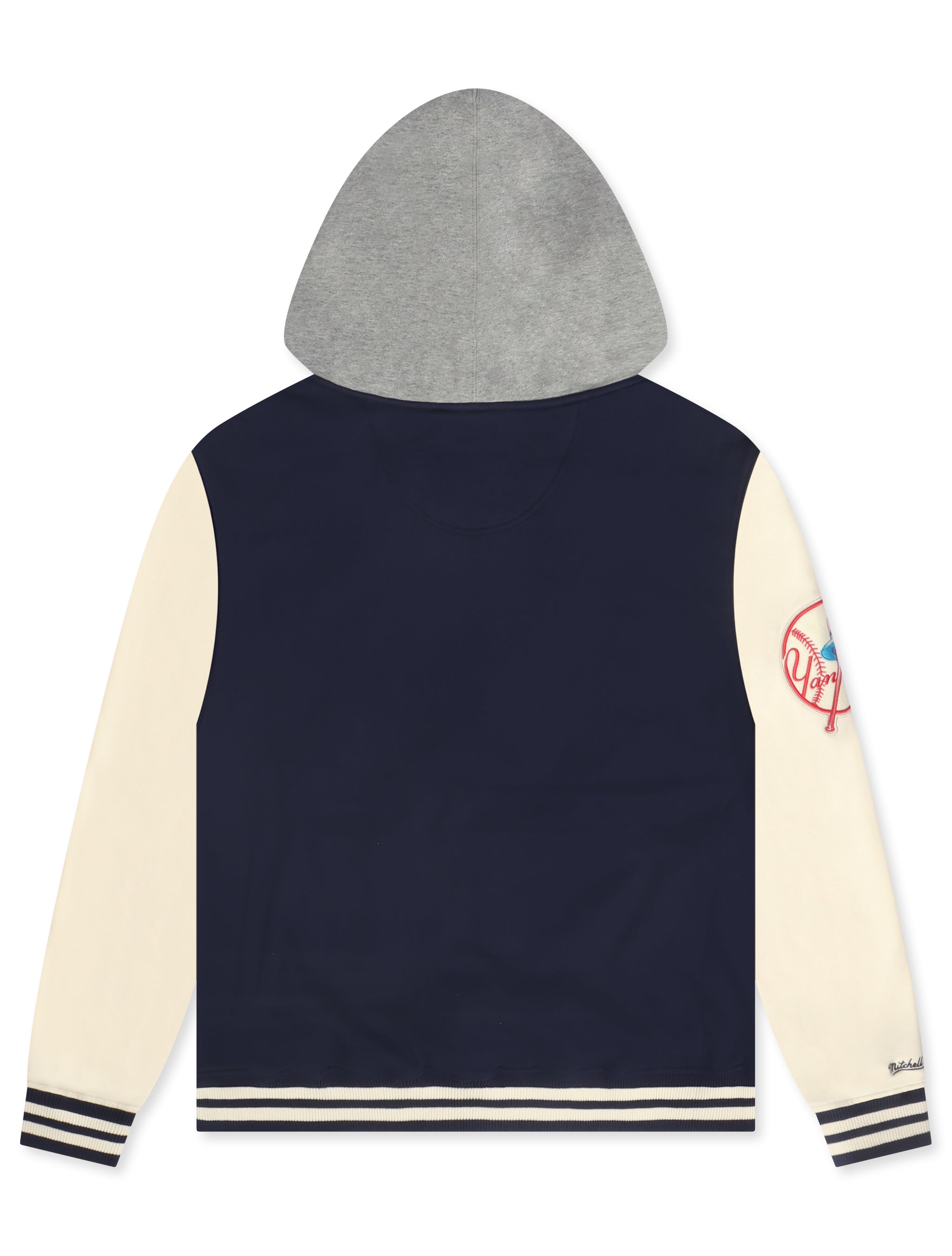 Mitchell & Ness Yankees Courtside Fleece Jacket - Navy