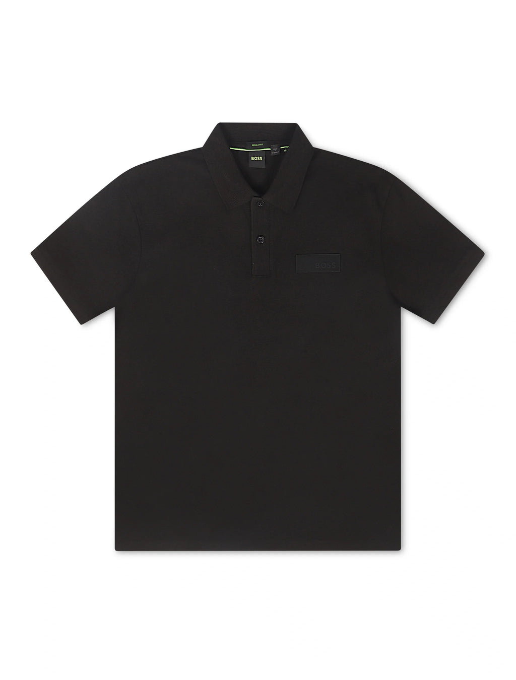 Boss Green Paddy Structure Polo - Black