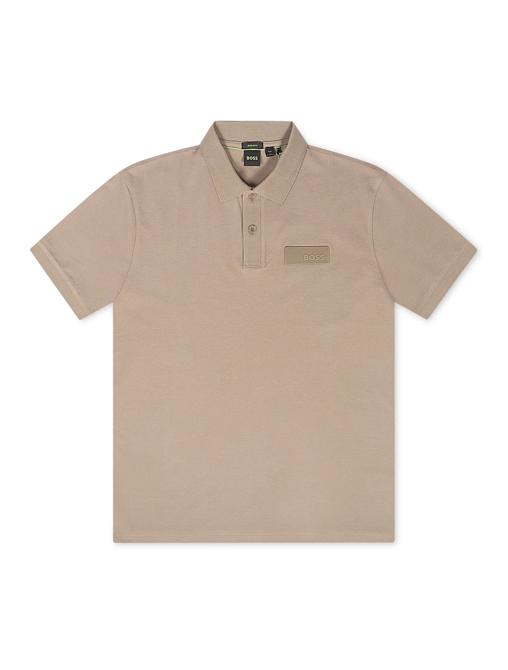 Boss Green Paddy Structure Polo - Beige