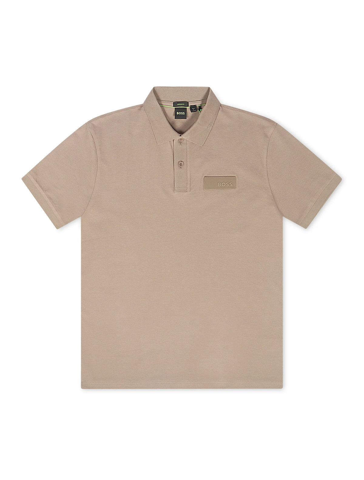 Boss Green Paddy Structure Polo - Beige