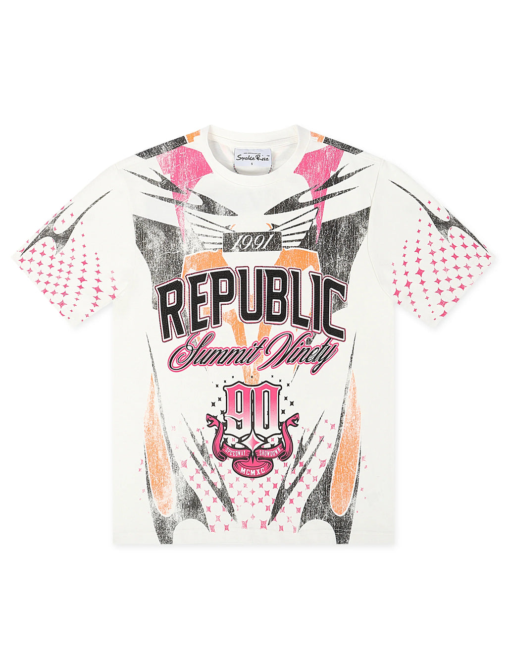 Smoke Rise Republic Tee - Lilac Rose