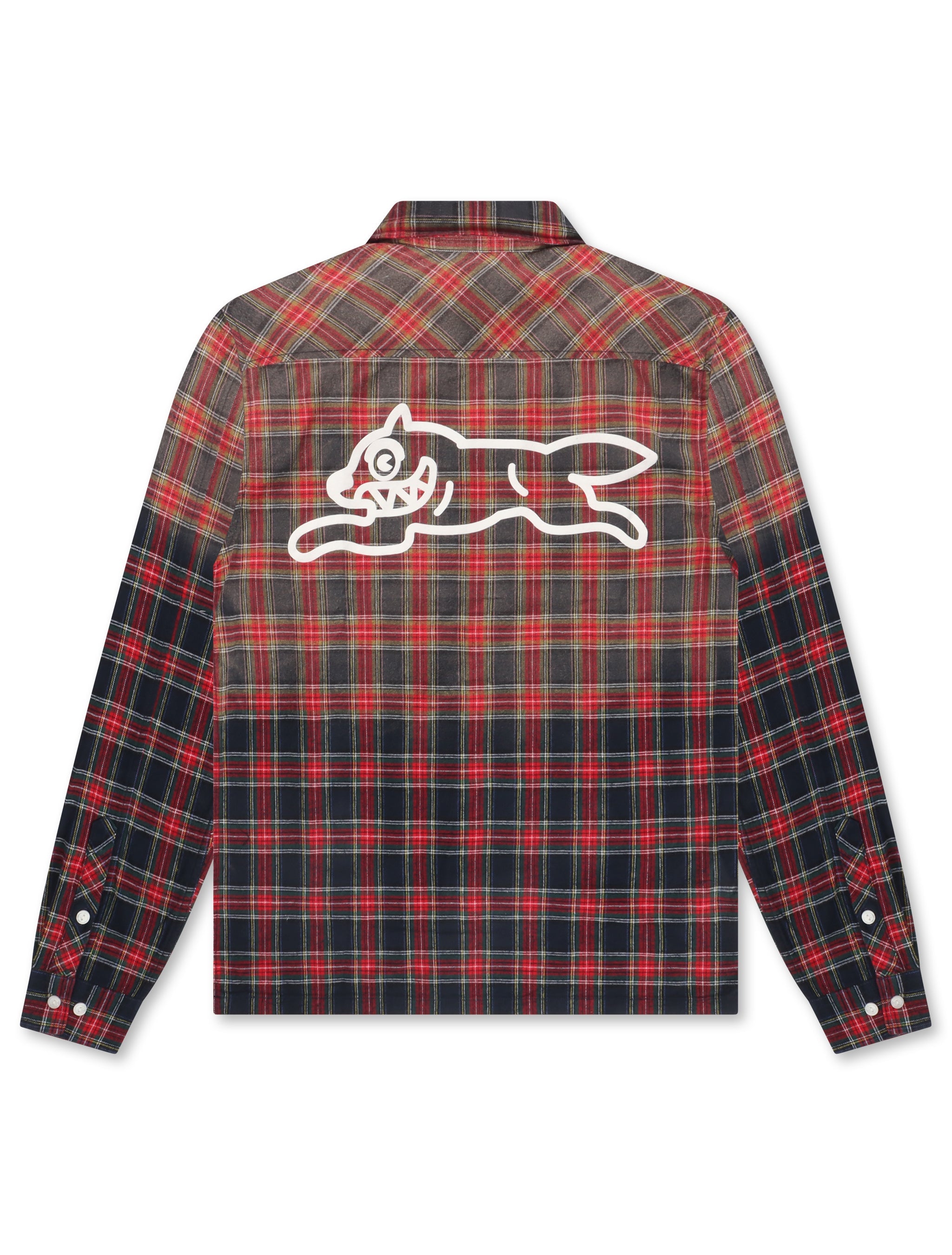 Icecream Grapefruit LS Woven - Plaid