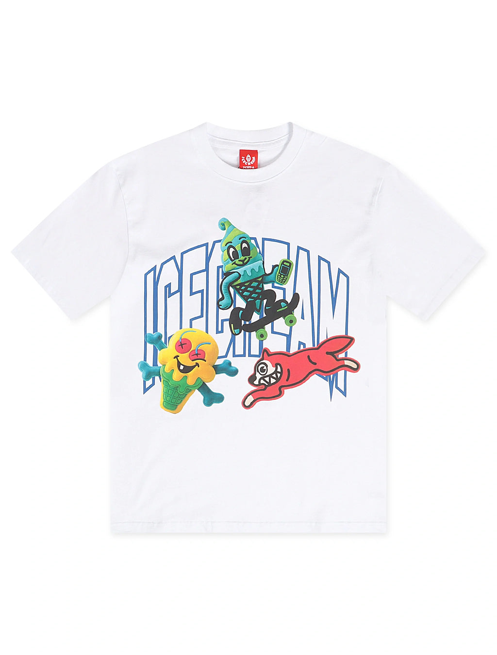 Icecream Marshmallow Tee - White
