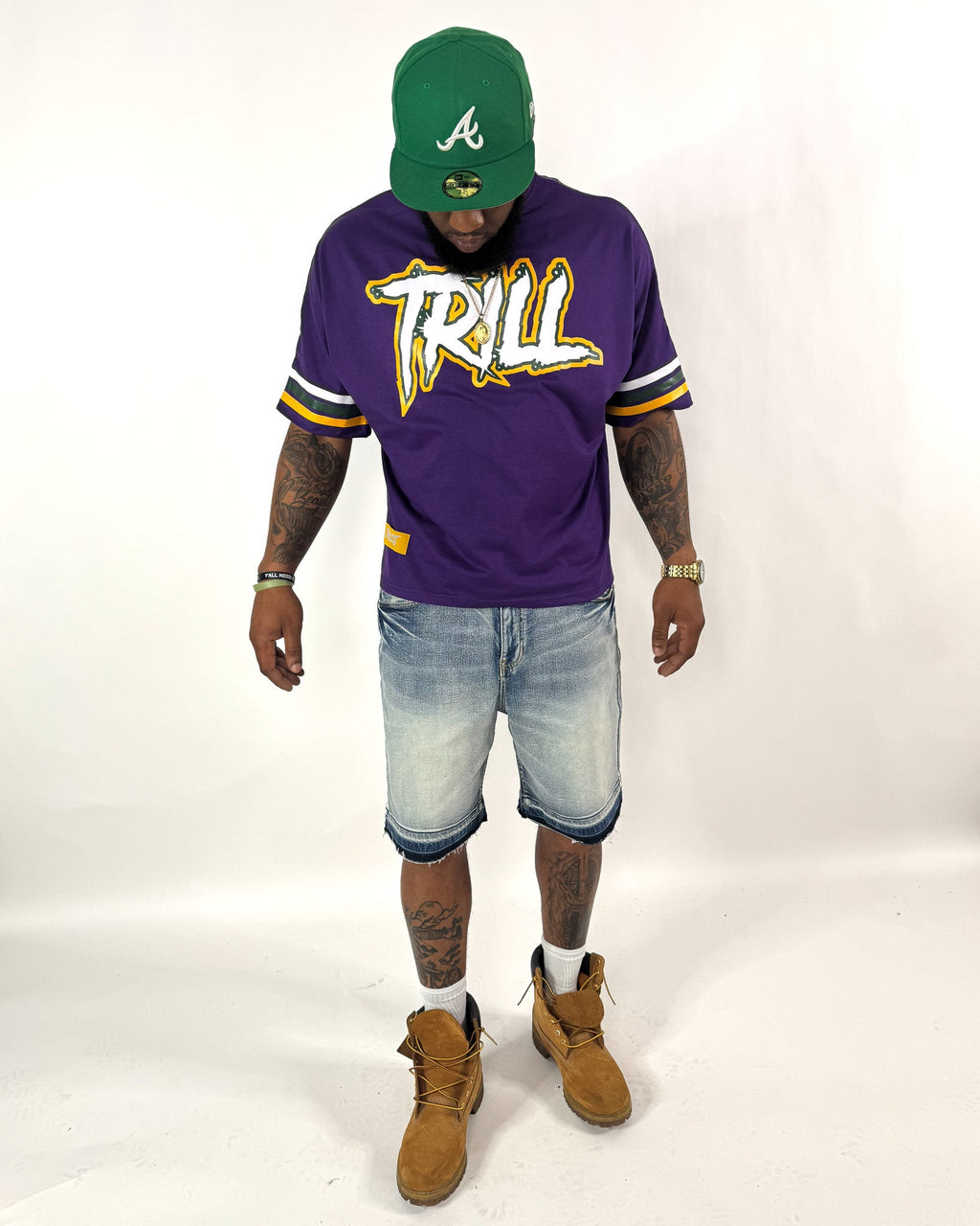 Big Trill Tee - Orange/Green/White