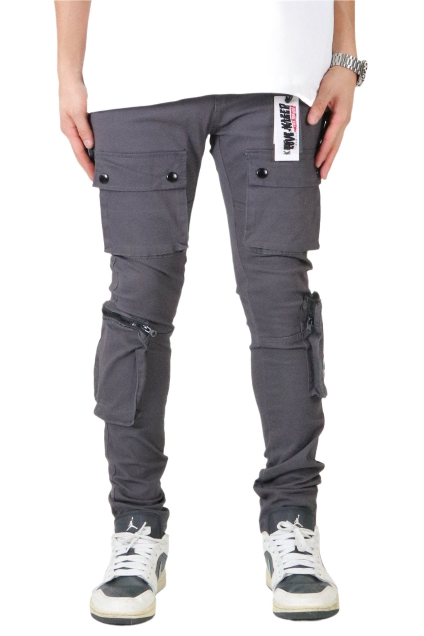 Gri Men's premium twill cargo pant with multi functional pockets