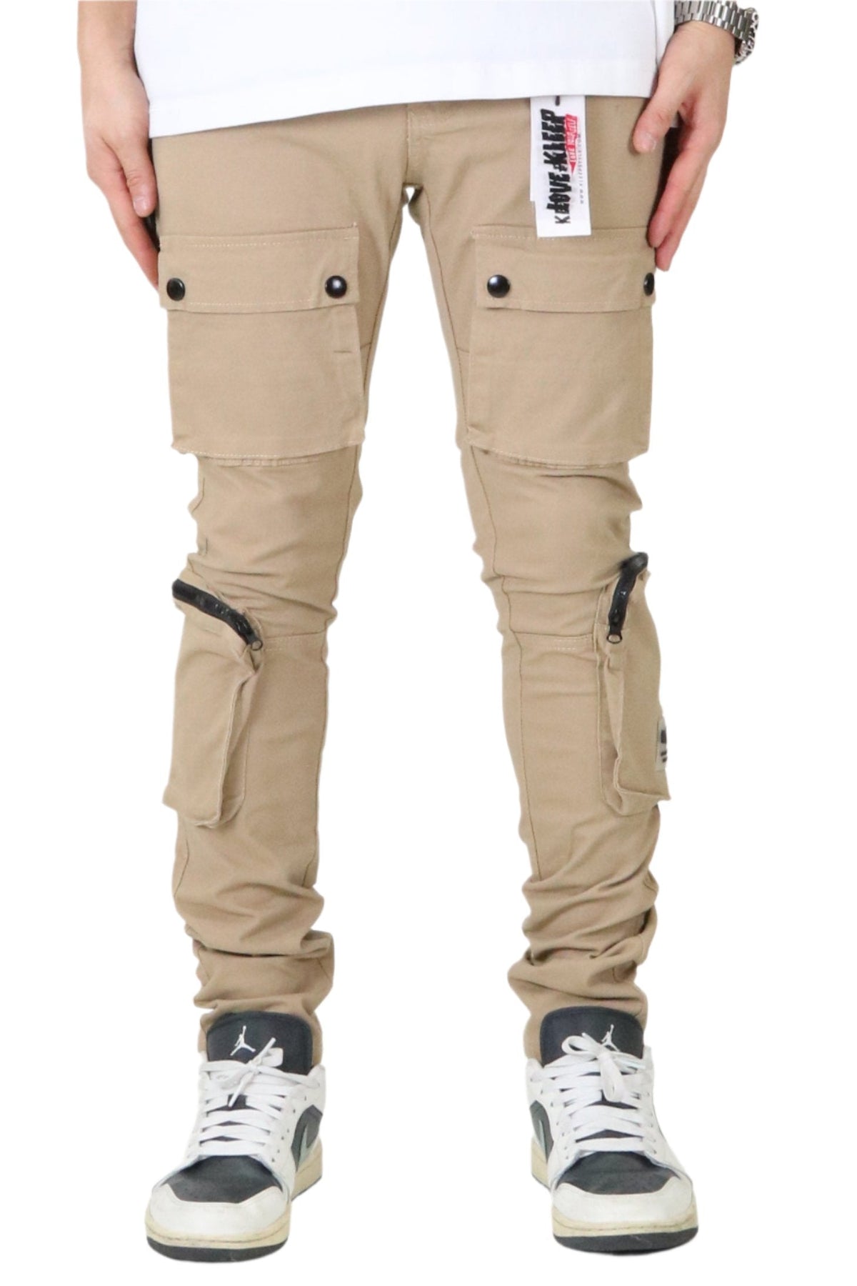 Brun Men's premium twill cargo pant with multi functional pockets