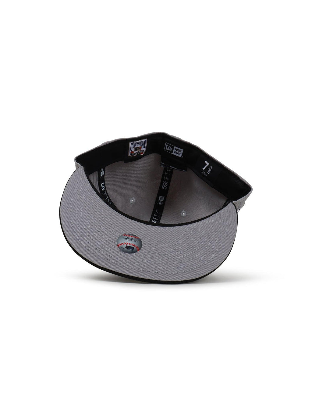 New Era 5950 Dodgers 40Th Anniversary Hat - Gray/Black