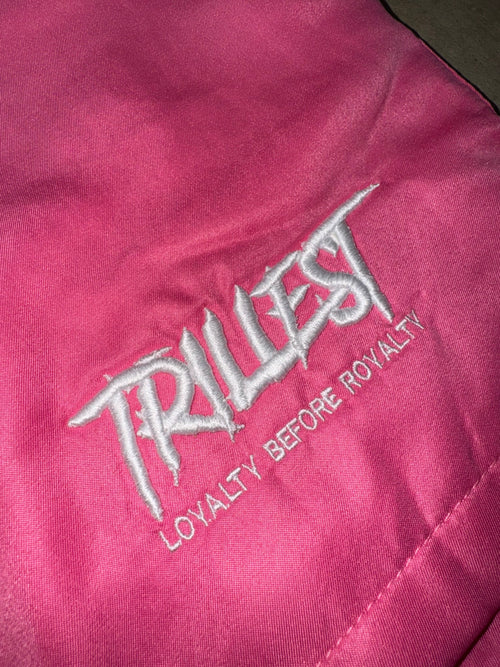 Signature Trillest Logo Shorts - Pink (FREE Tee w/ Purchase)