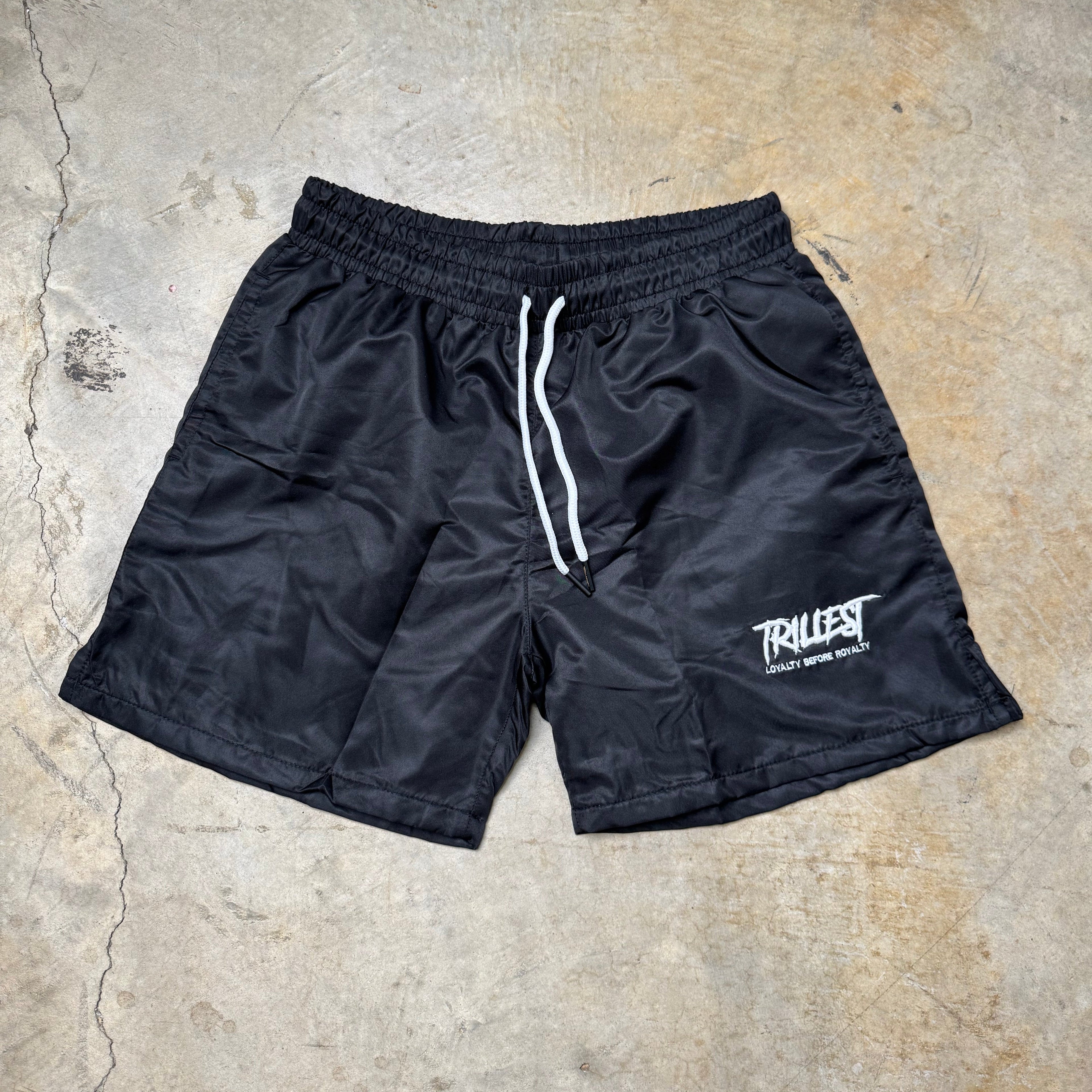 Signature Trillest Logo Shorts - Black