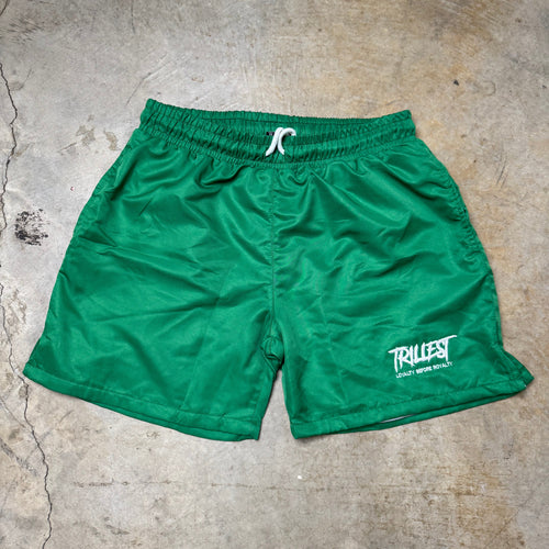 Signature Trillest Logo Shorts - Green