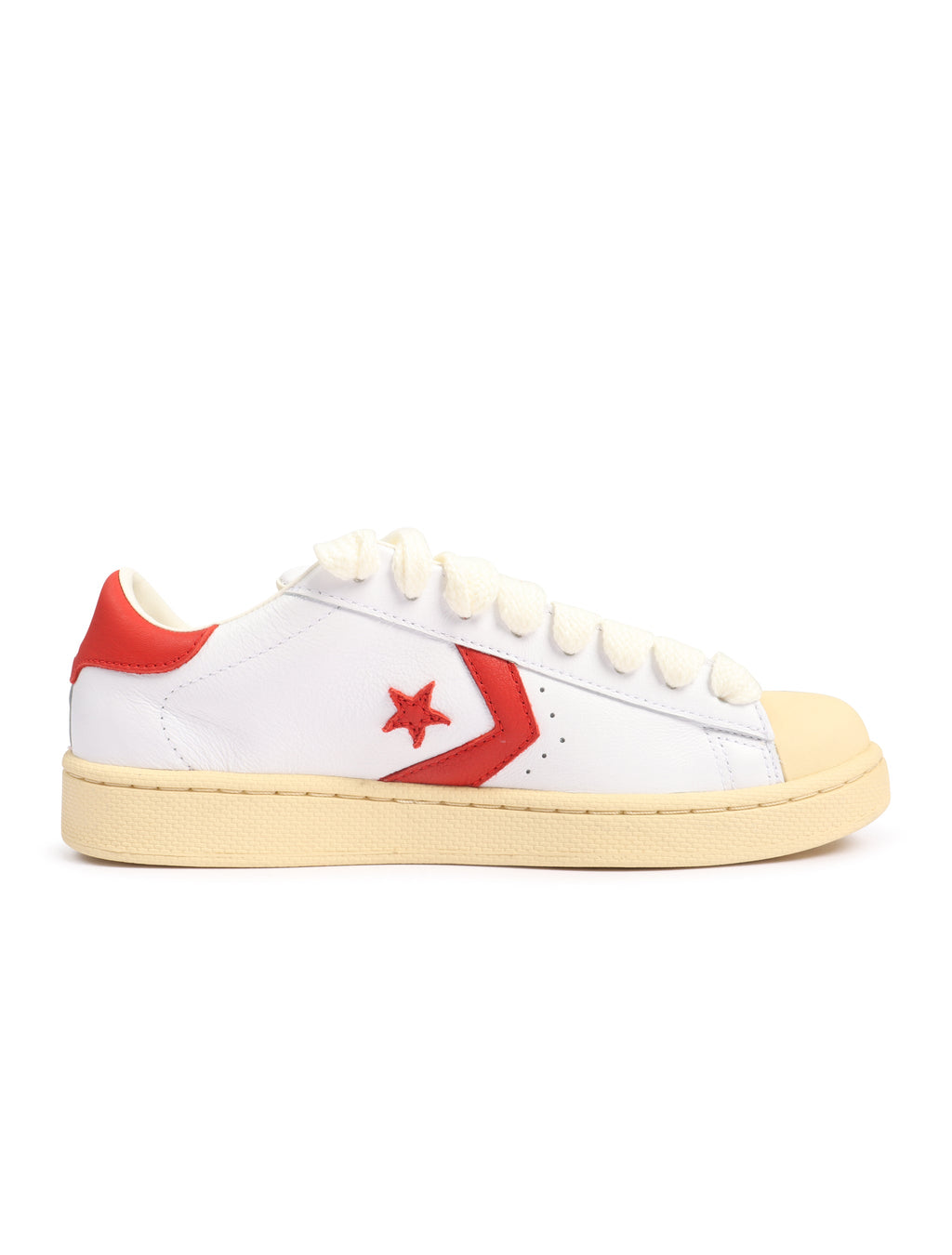 Converse x Le Fleur Mens Pro Leather OX - White/Molten Lava