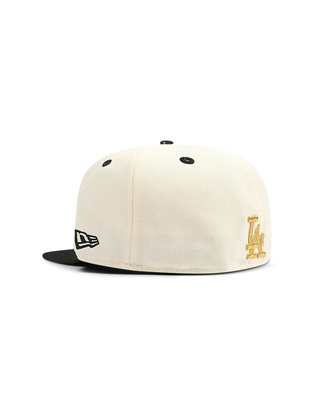 New Era 5950 LA Dodgers World Series Champs Hat - Chrome/Black