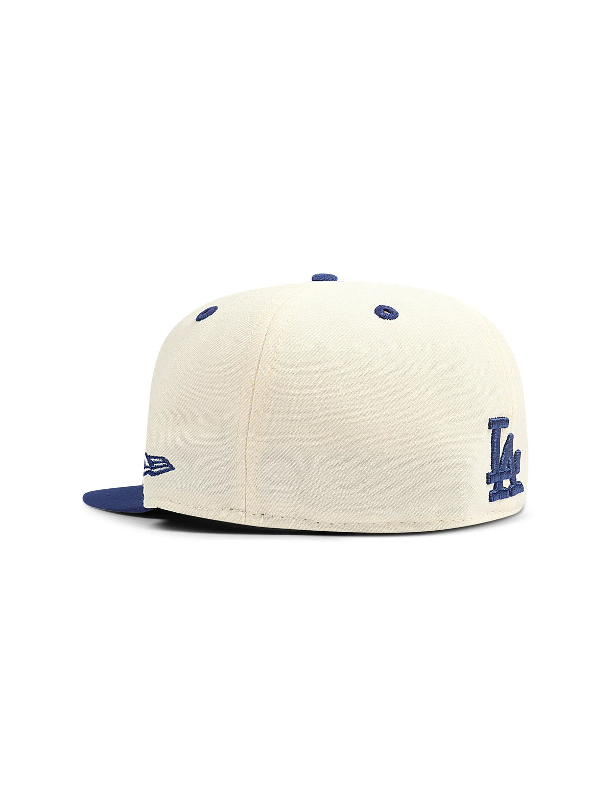 New Era 5950 LA Dodgers World Series Champs Hat - Chrome/Dark Royal