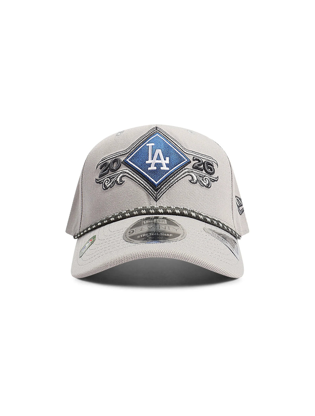 New Era 970 LA Dodgers Post Season Snapback - Gray