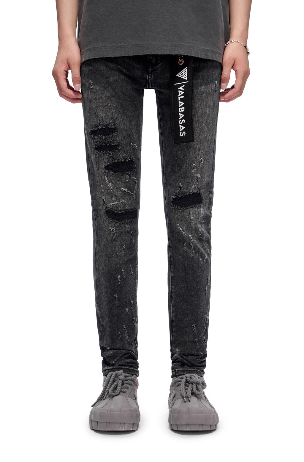 Valabasas Ilyas Skinny Jeans - Charcoal