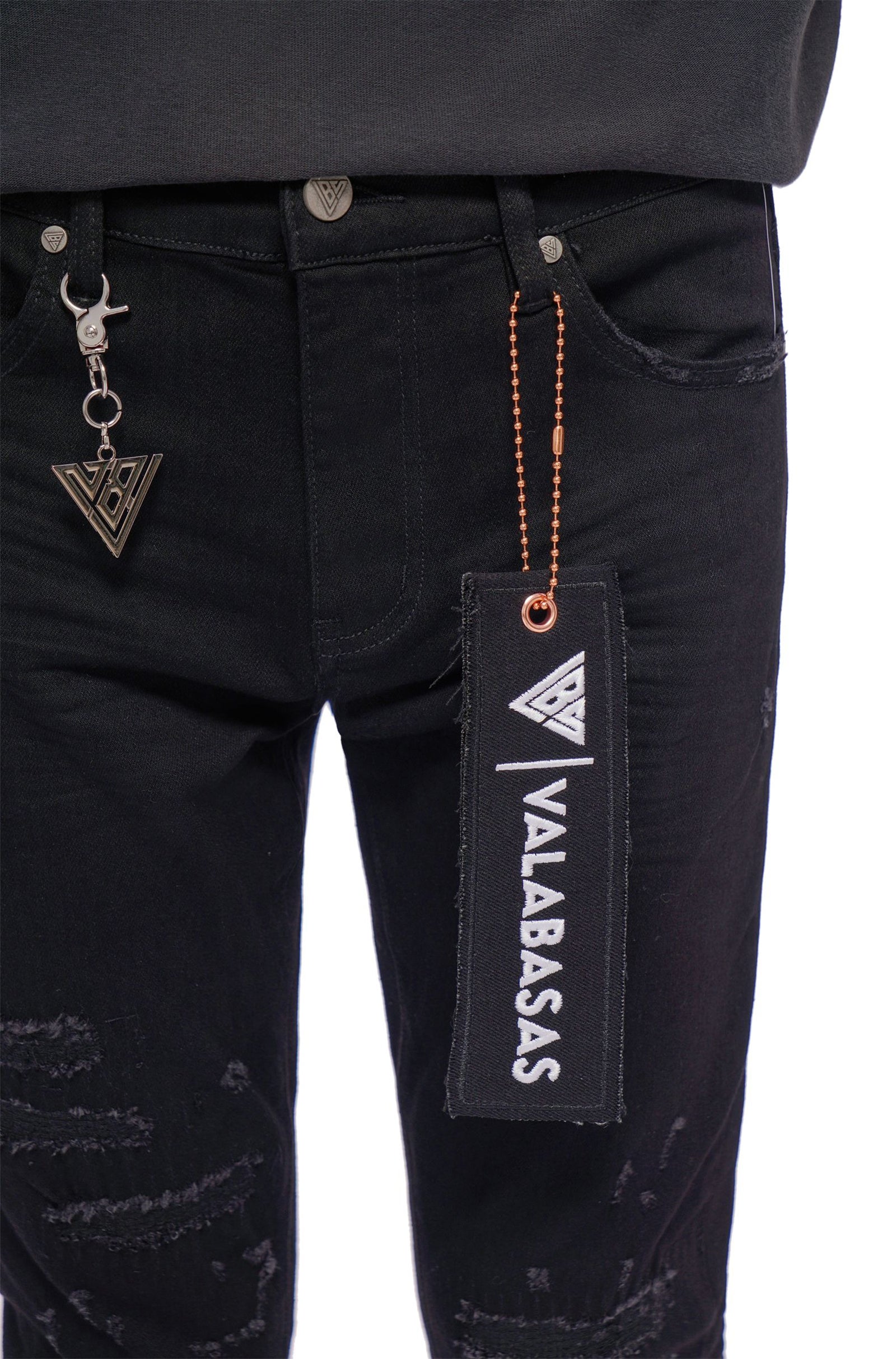 Valabasas Ilyas Skinny Jeans - Jet Black