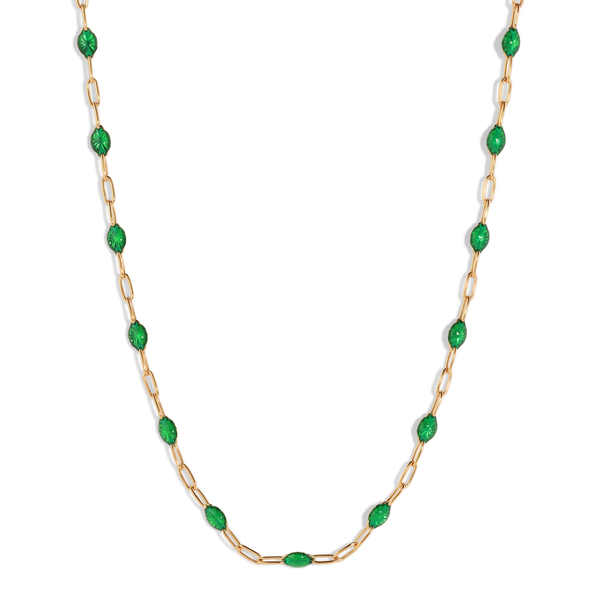 Viking Enamel Choker - EMERALD
