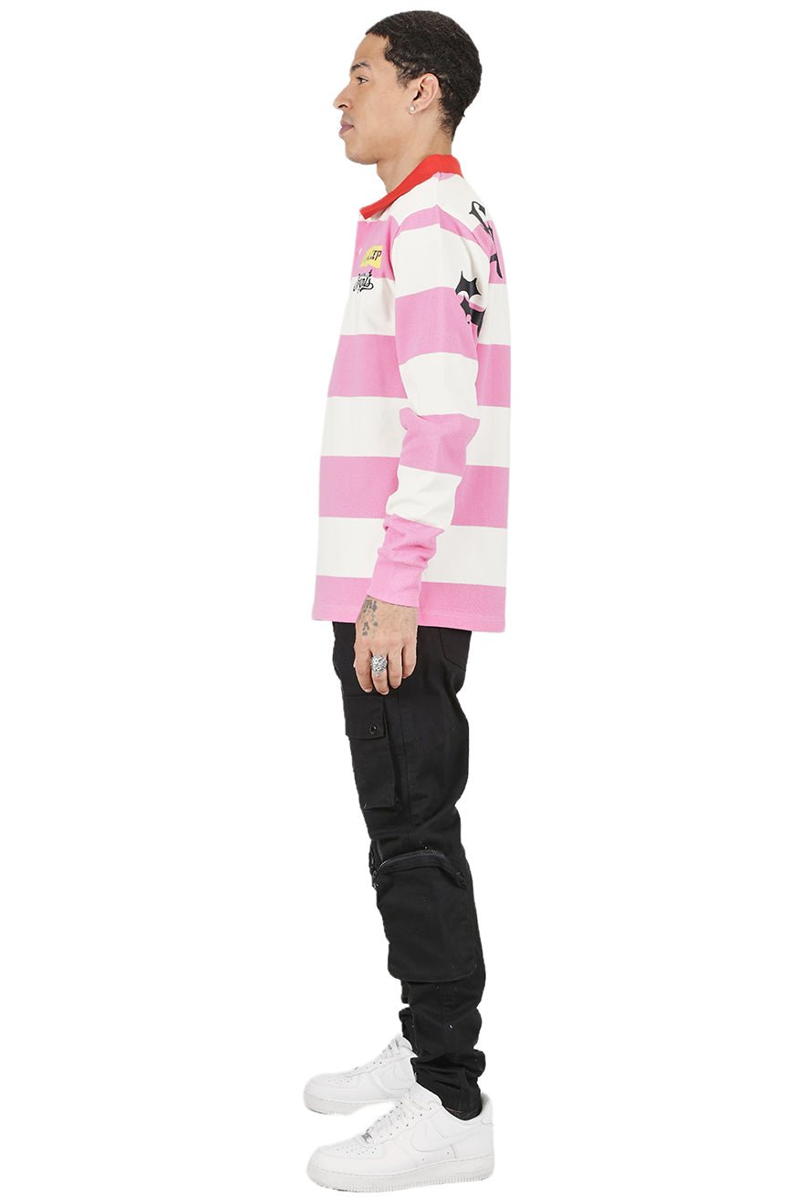 CREPE Men's Long Sleeve Polo Shirt