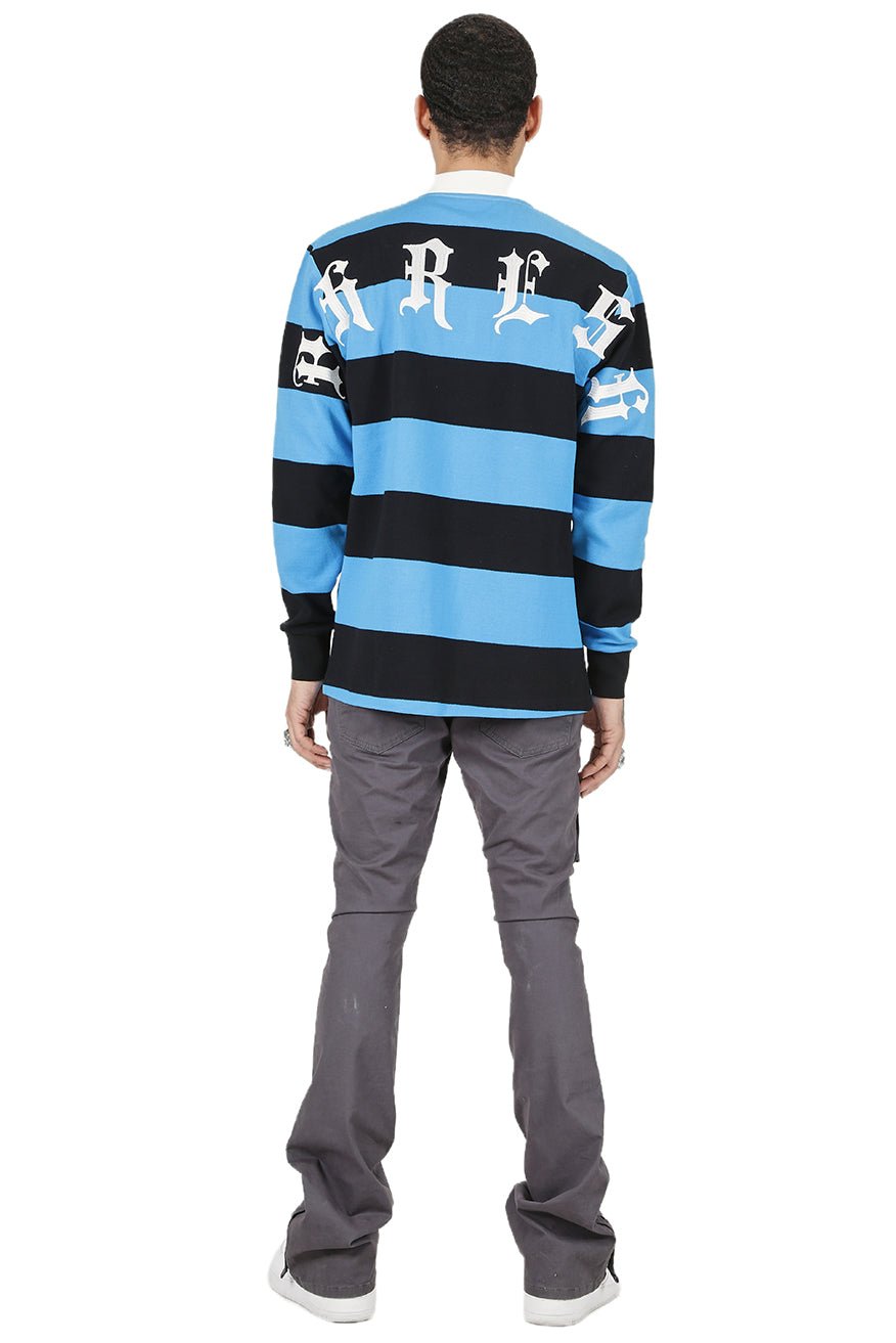 OCEAN Men's Long Sleeve Polo Shirt