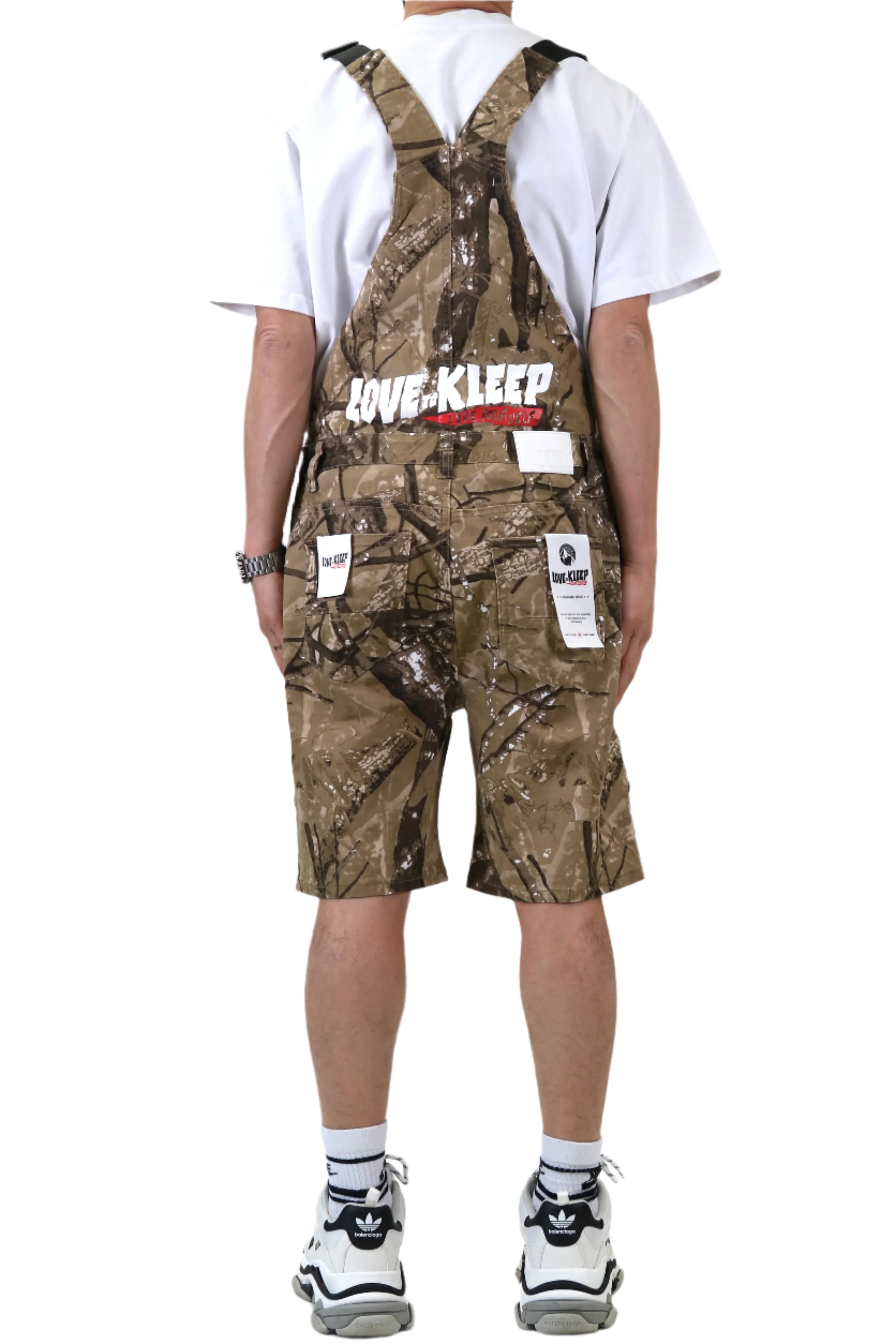 KUDO Fine Twill Overall Short Pants