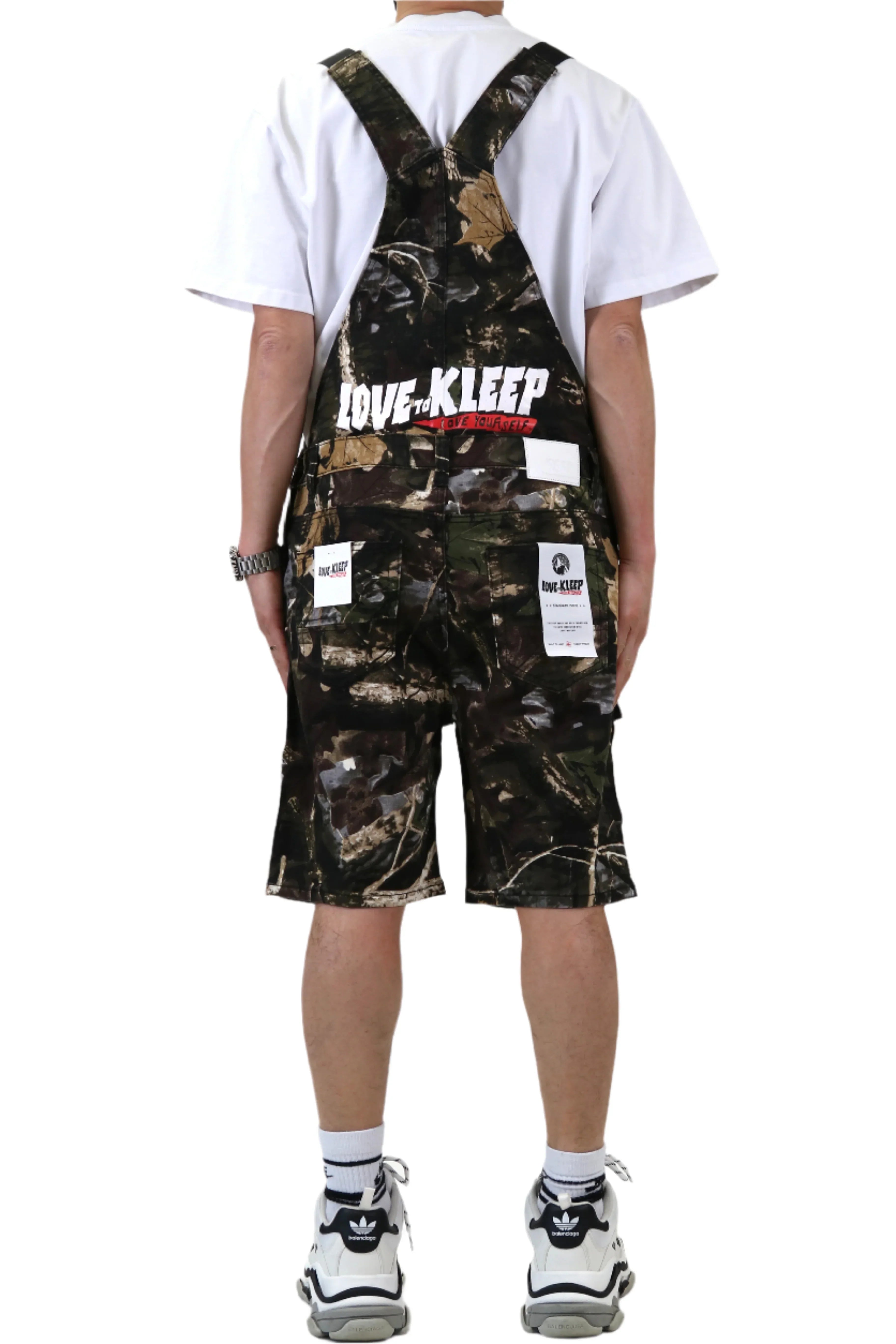 LOGAN Fine Twill Overall Short Pants