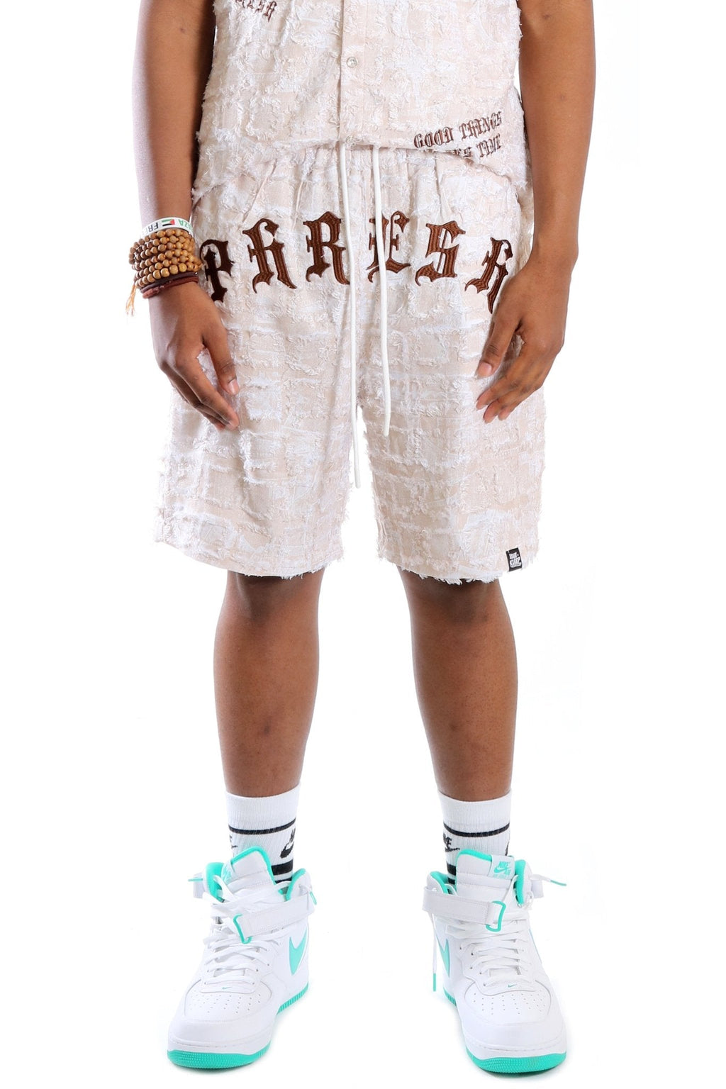 BATCH Men's ripped & repaired short pants