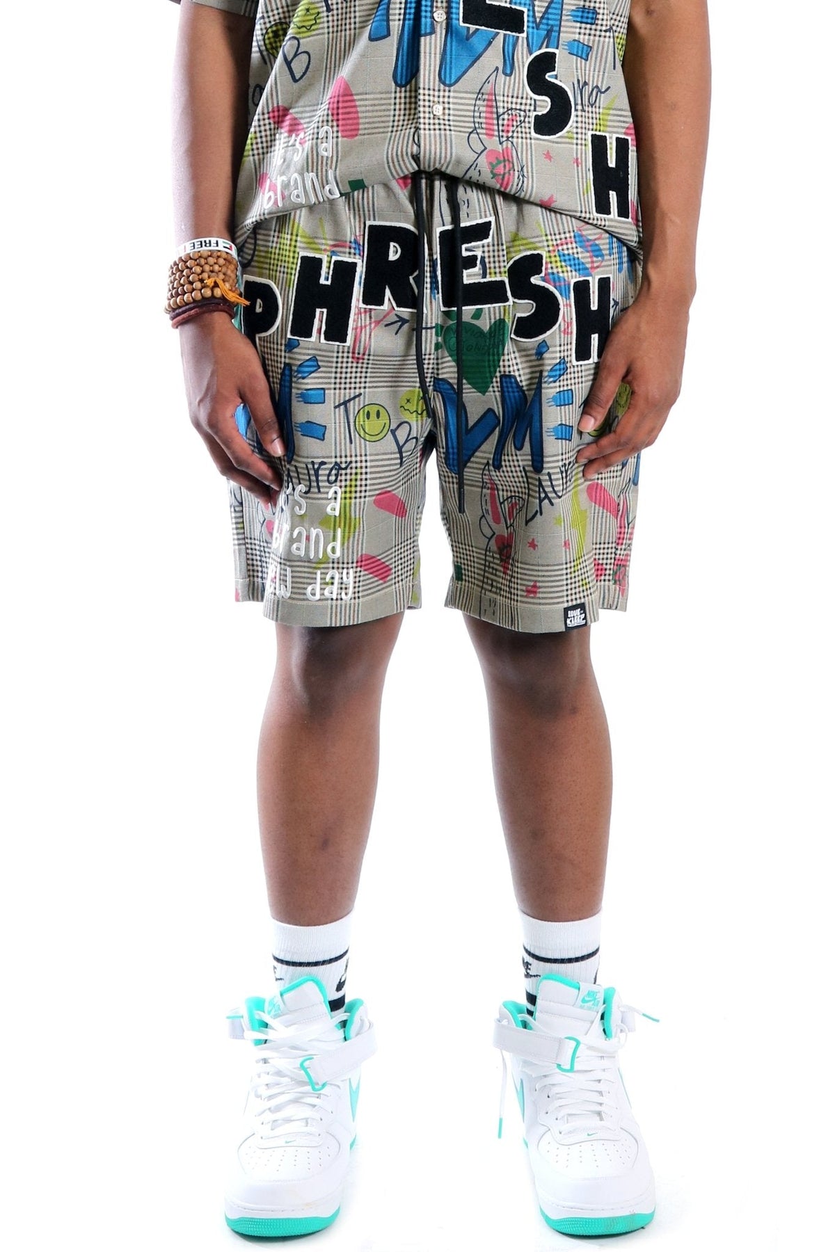 Rans Men's Short Plaid Pants