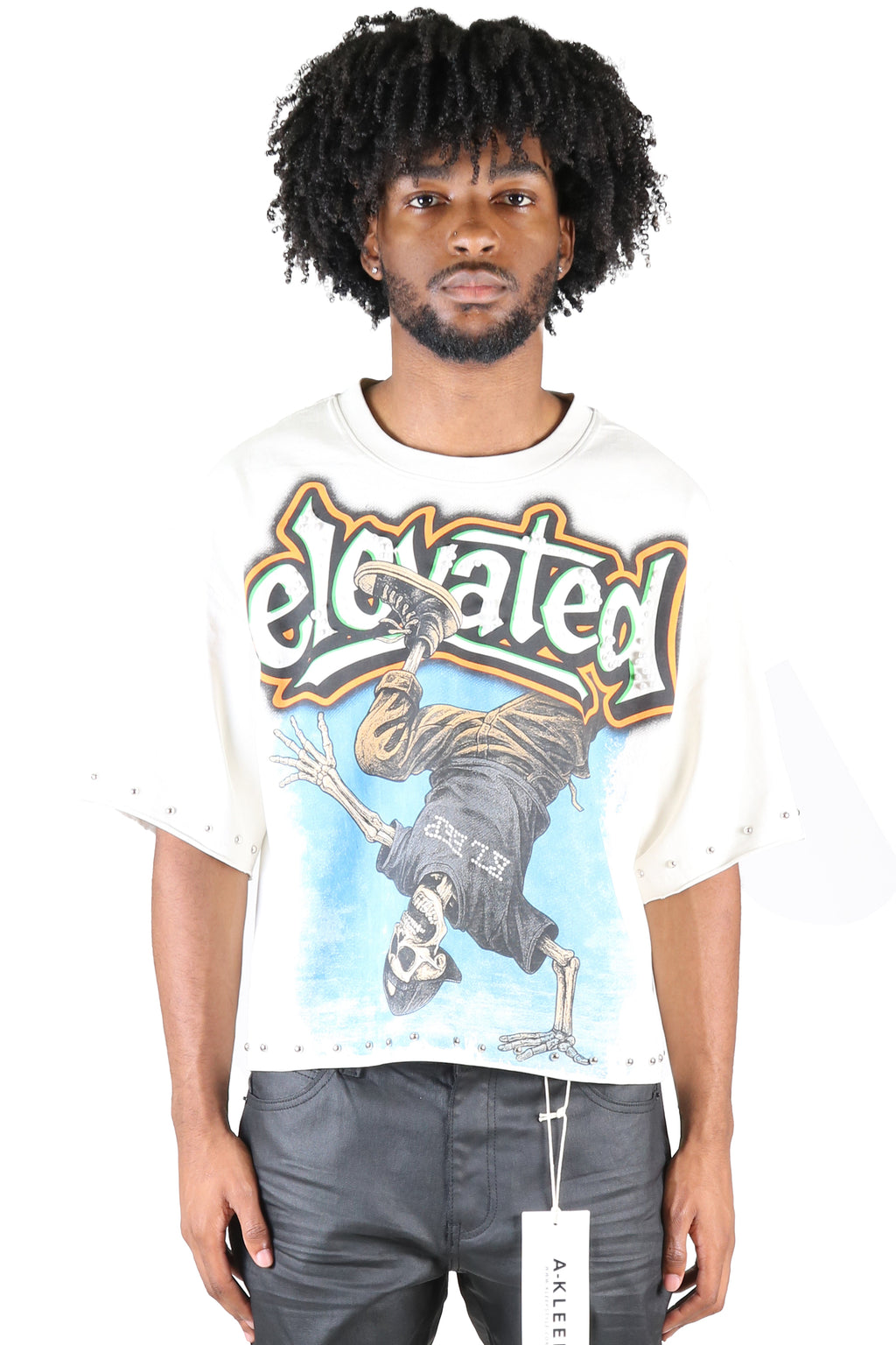ALANI S/N Jersey 3/4 Sleeve Crop Top Tee
