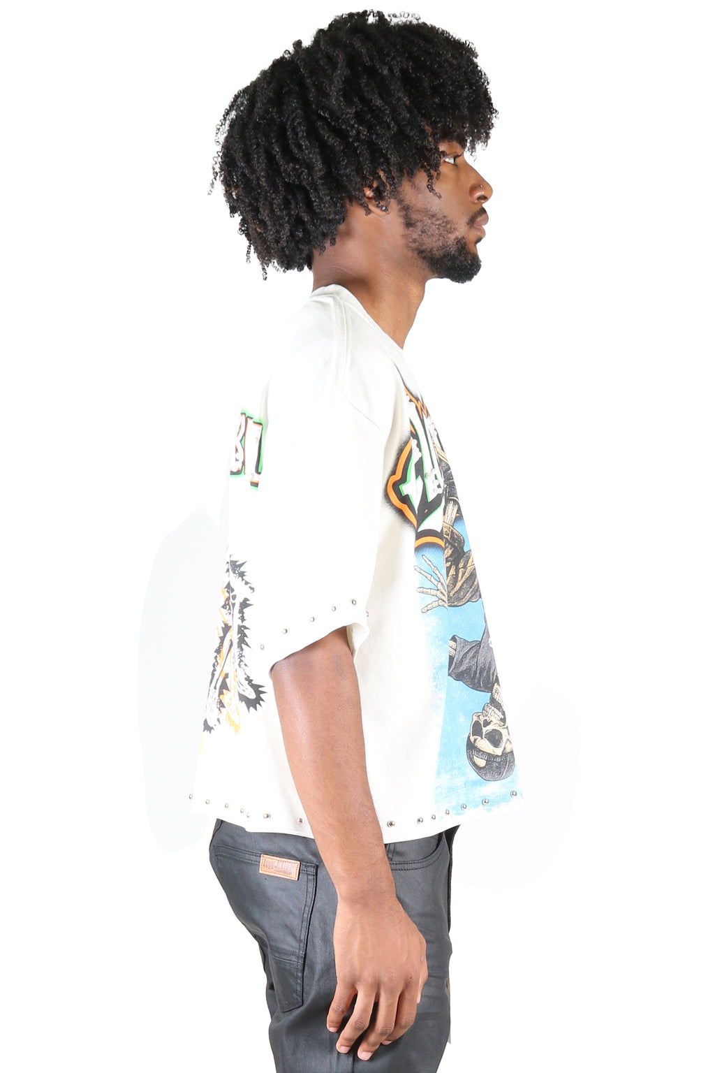 ALANI S/N Jersey 3/4 Sleeve Crop Top Tee