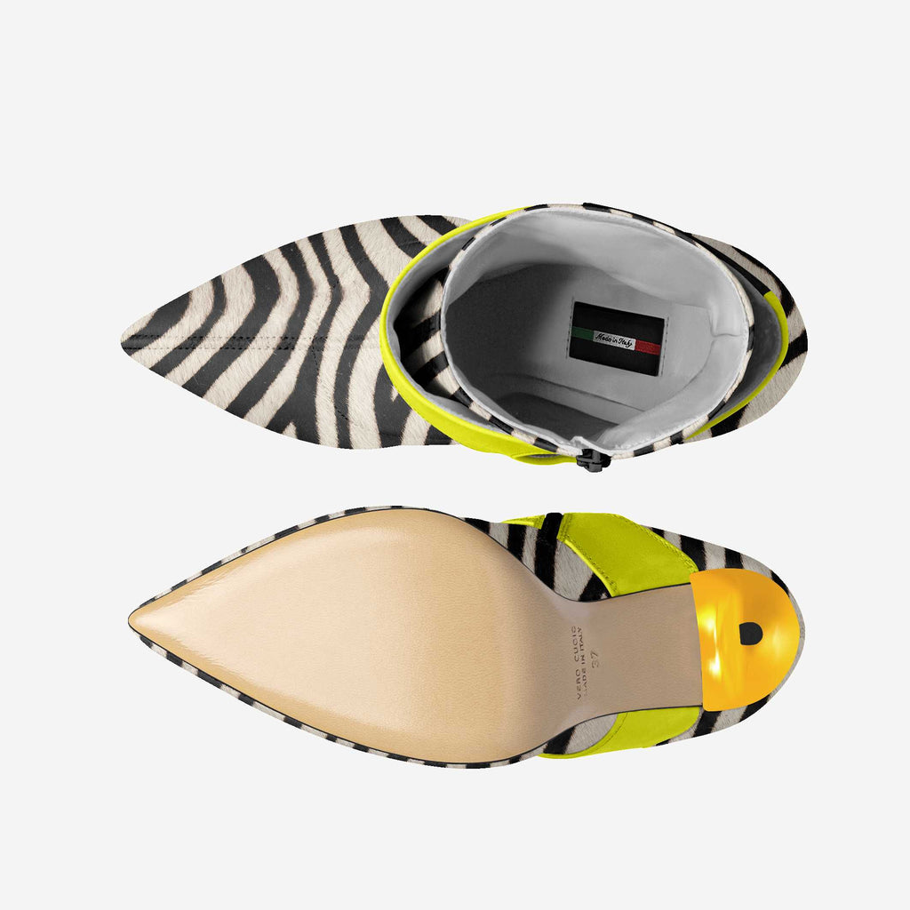 Limited Edition Vegan Stiletto Boots BYMANYC ® New York Futurista Noir