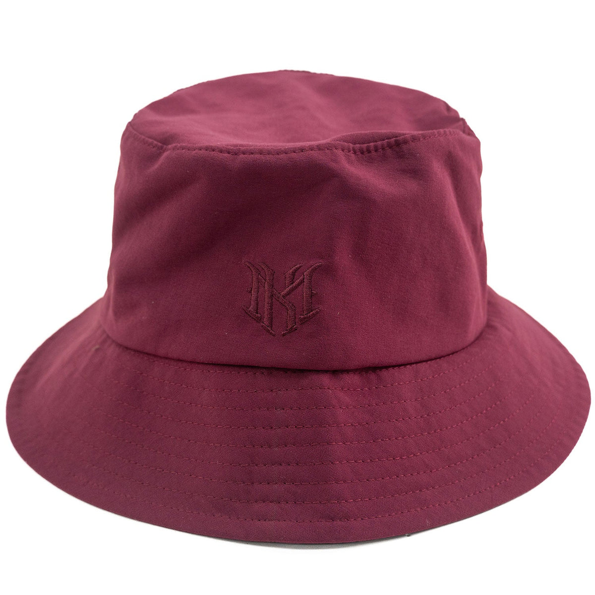 Nylon | M034 Adorni Nylon Bucket Hat - Burgundy