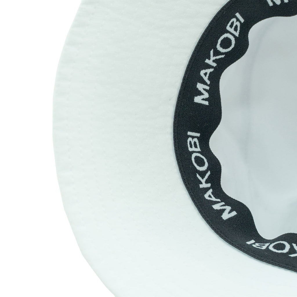 Nylon | M034 Adorni Nylon Bucket Hat - White