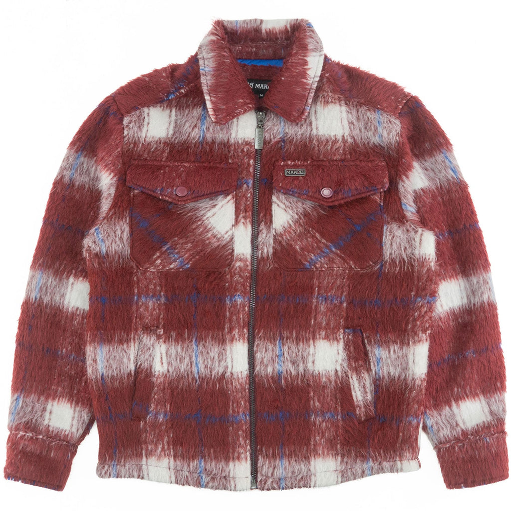 Wool Jacket | M1058 Gabana 26 Shacket - Burgundy