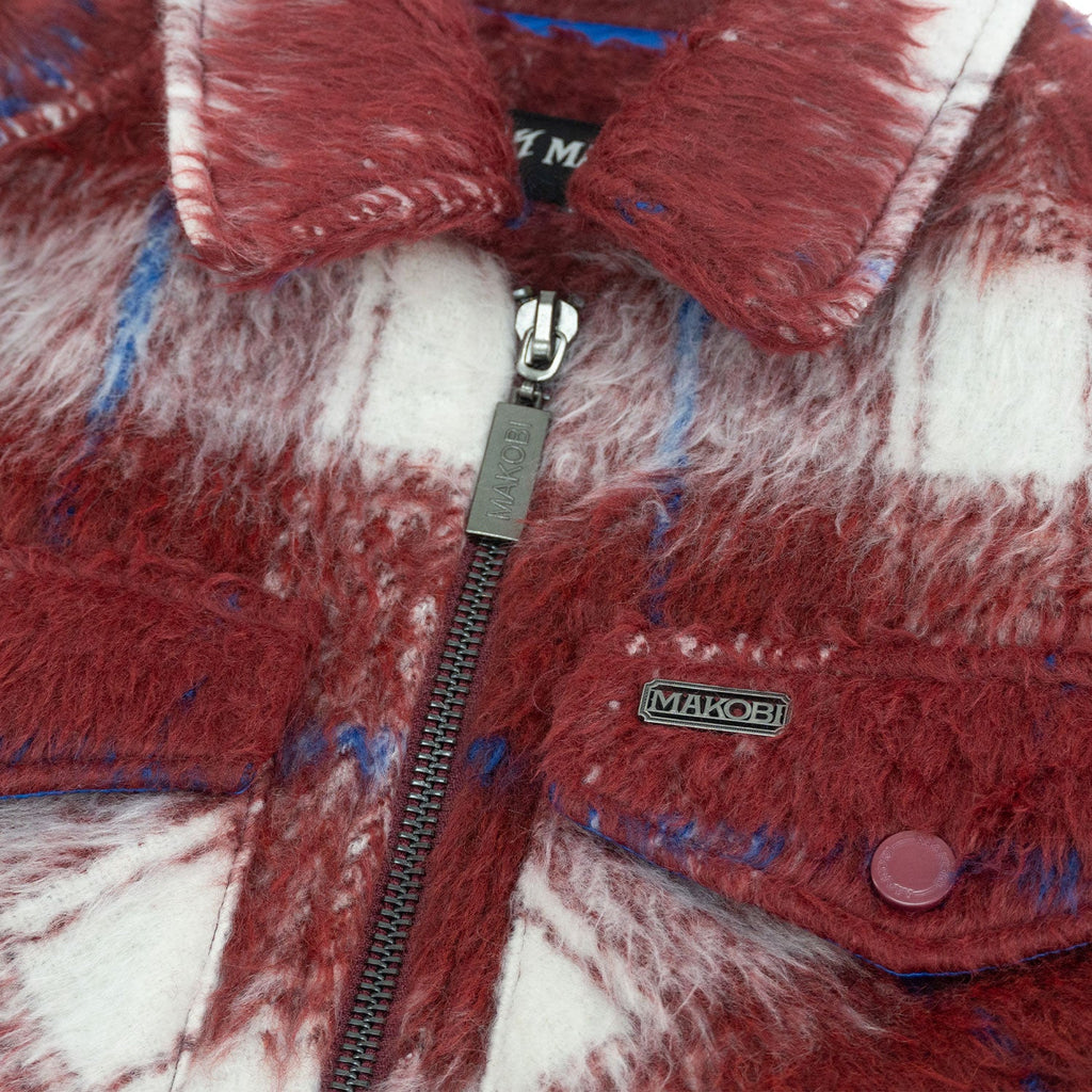 Wool Jacket | M1058 Gabana 26 Shacket - Burgundy