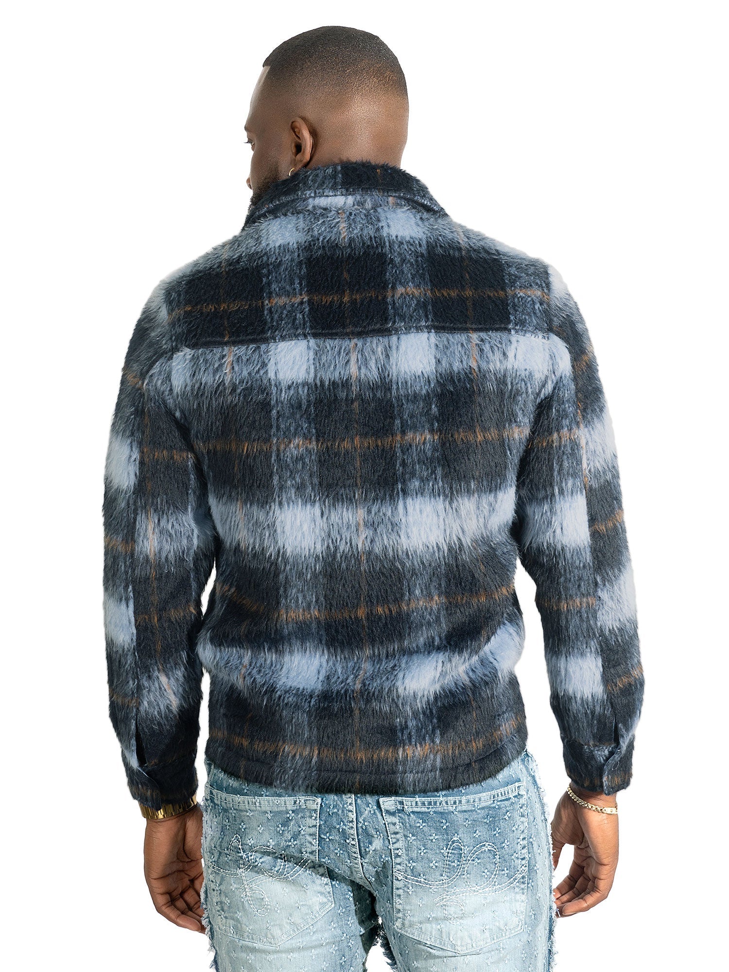 Wool Jacket | M1058 Gabana 26 Shacket - Navy