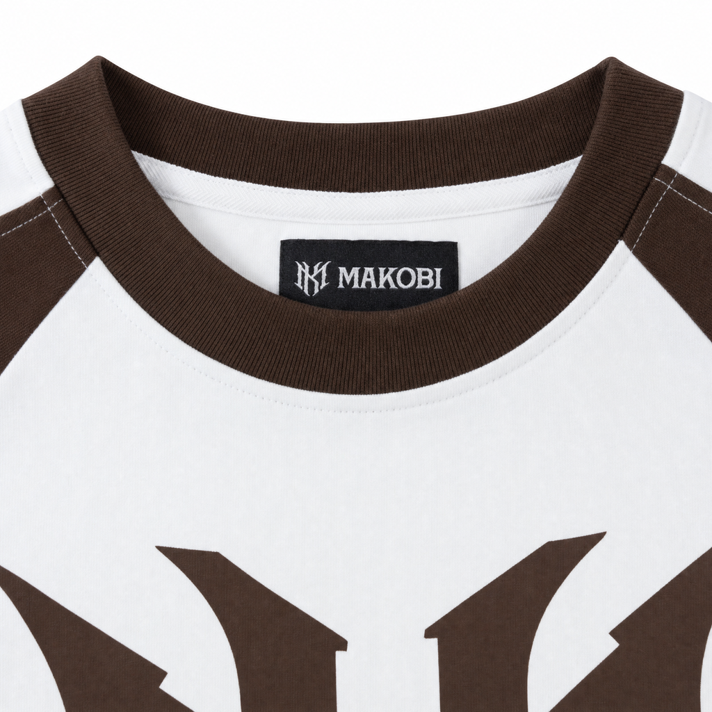 M119 Adorni Reglan T-shirt - Dark Brown
