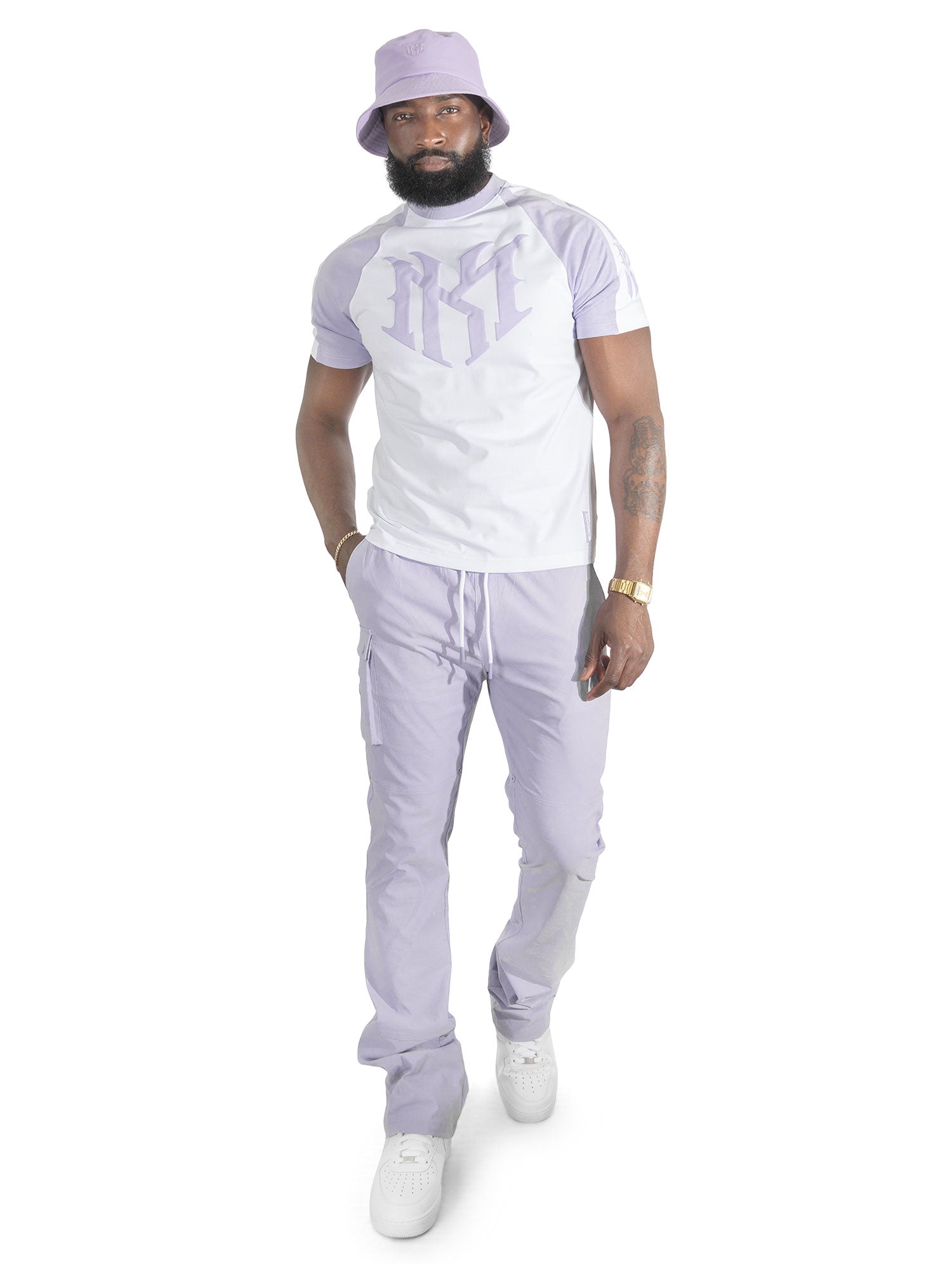 Jersey Shirt | M119 Adorni Reglan Tee - Lavander