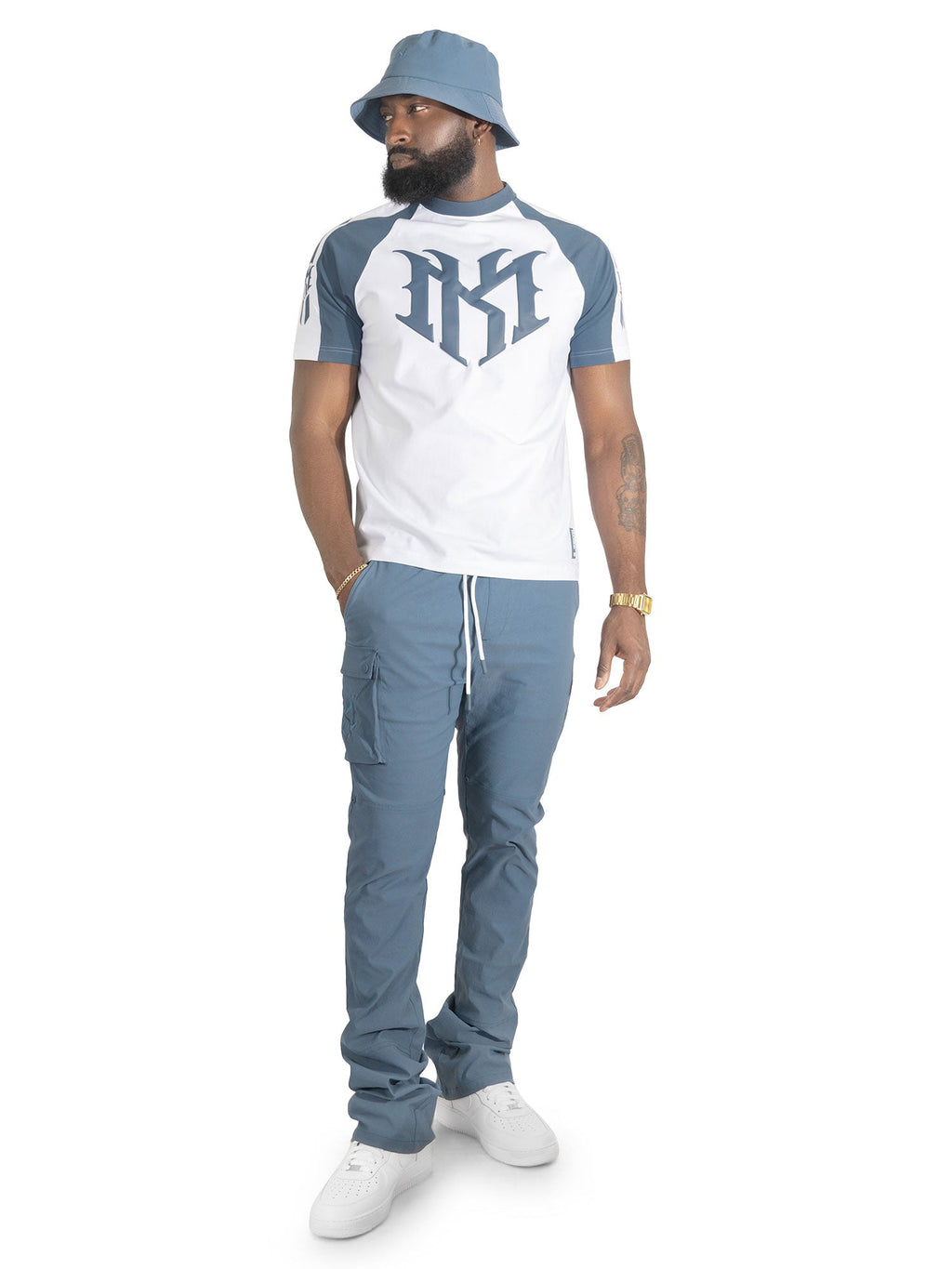 Jersey Shirt | M119 Adorni Reglan Tee - Midnight Blue