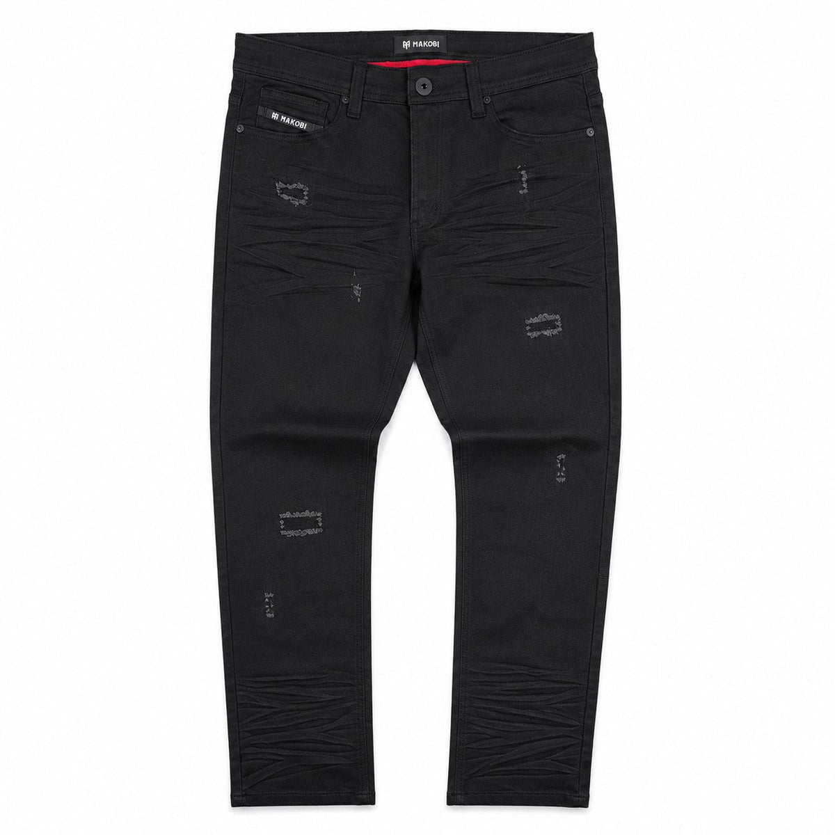 M1609 Manicini Twill jeans - Black-Black