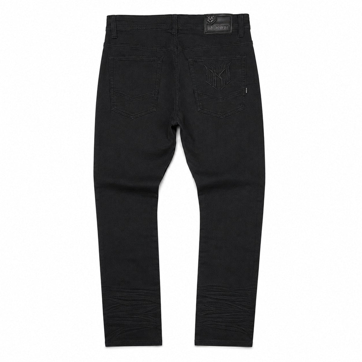 M1609 Manicini Twill jeans - Black-Black