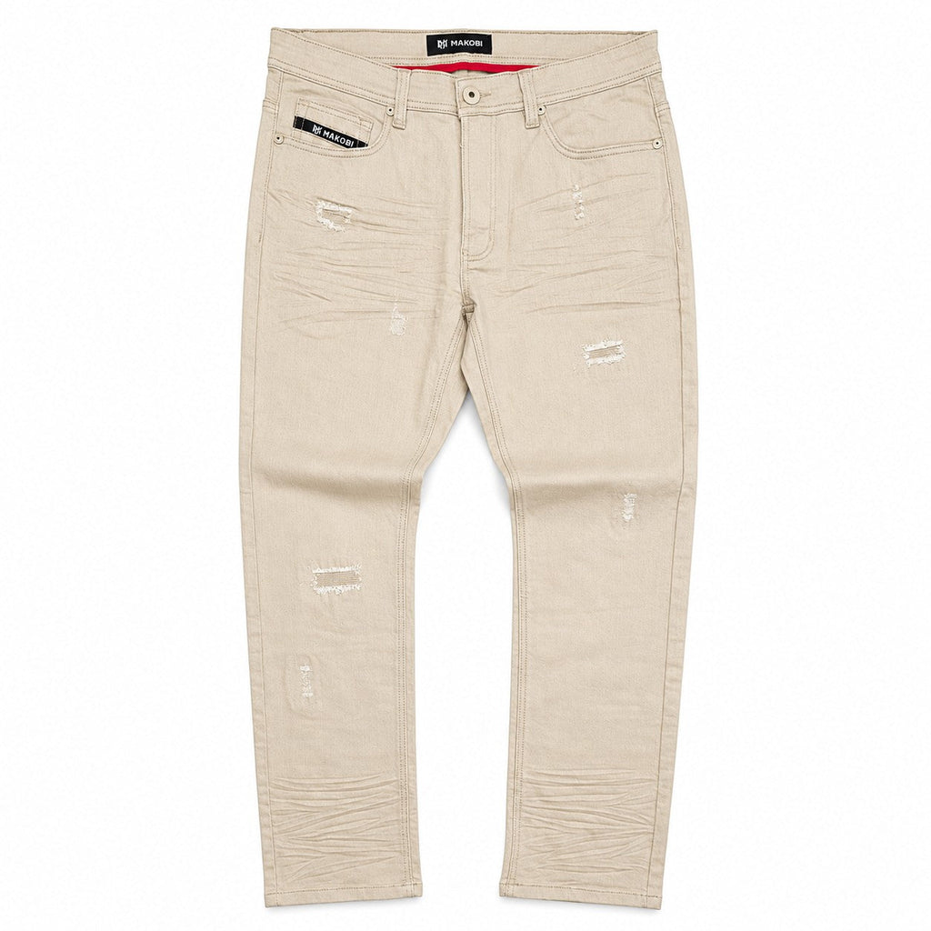 M1609 Mancini Twill Jeans - Khaki