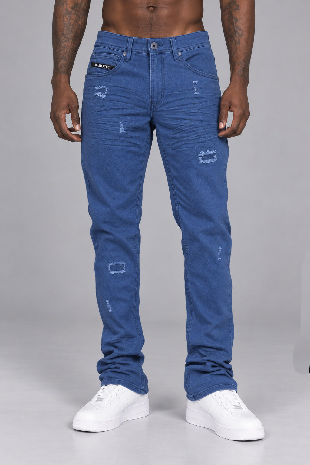M1609 Mancini Twill Jeans - Midnight Blue