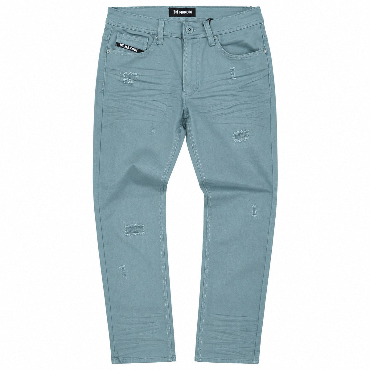 M1609 Mancini Twill Jeans - Teal