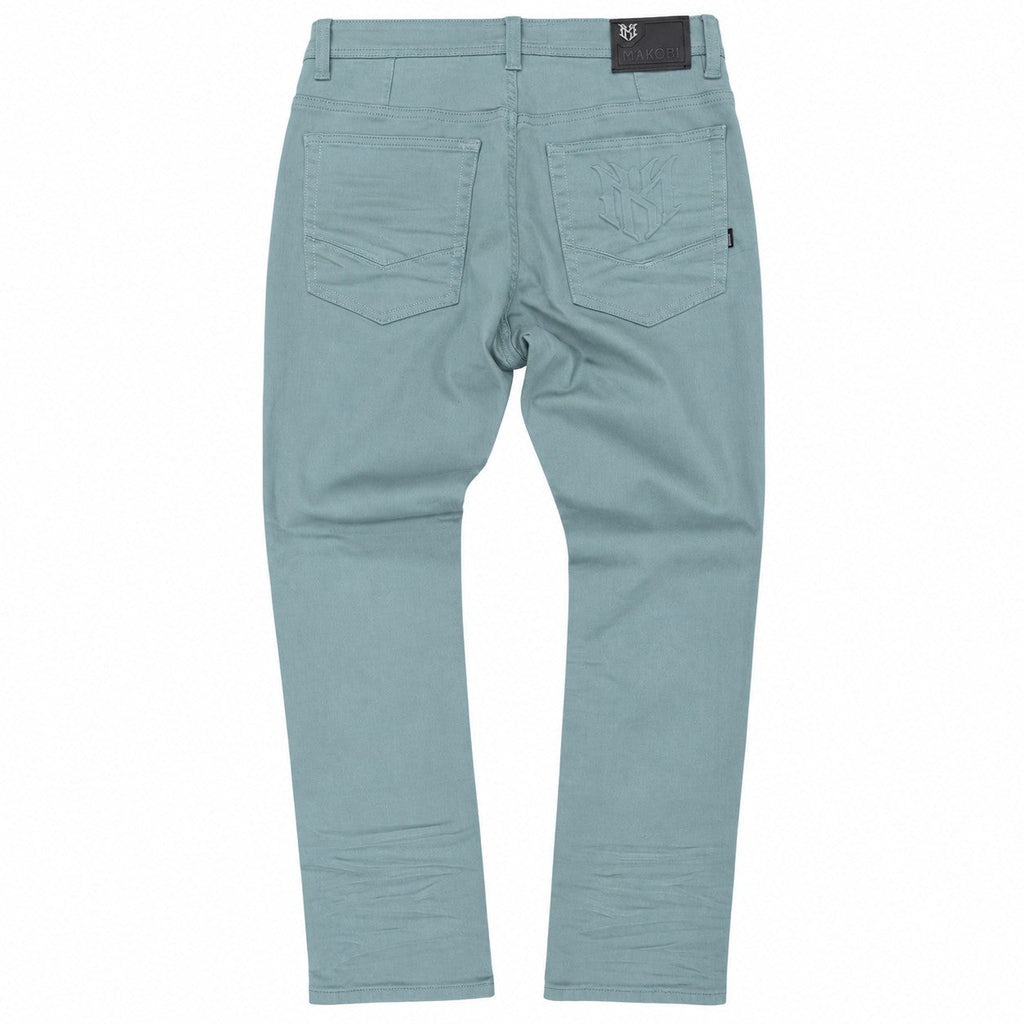 M1609 Mancini Twill Jeans - Teal