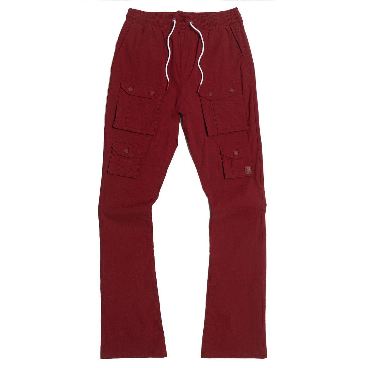 Makobi Colton 34-Inch Stack Sweat Pants, Burgundy, product front