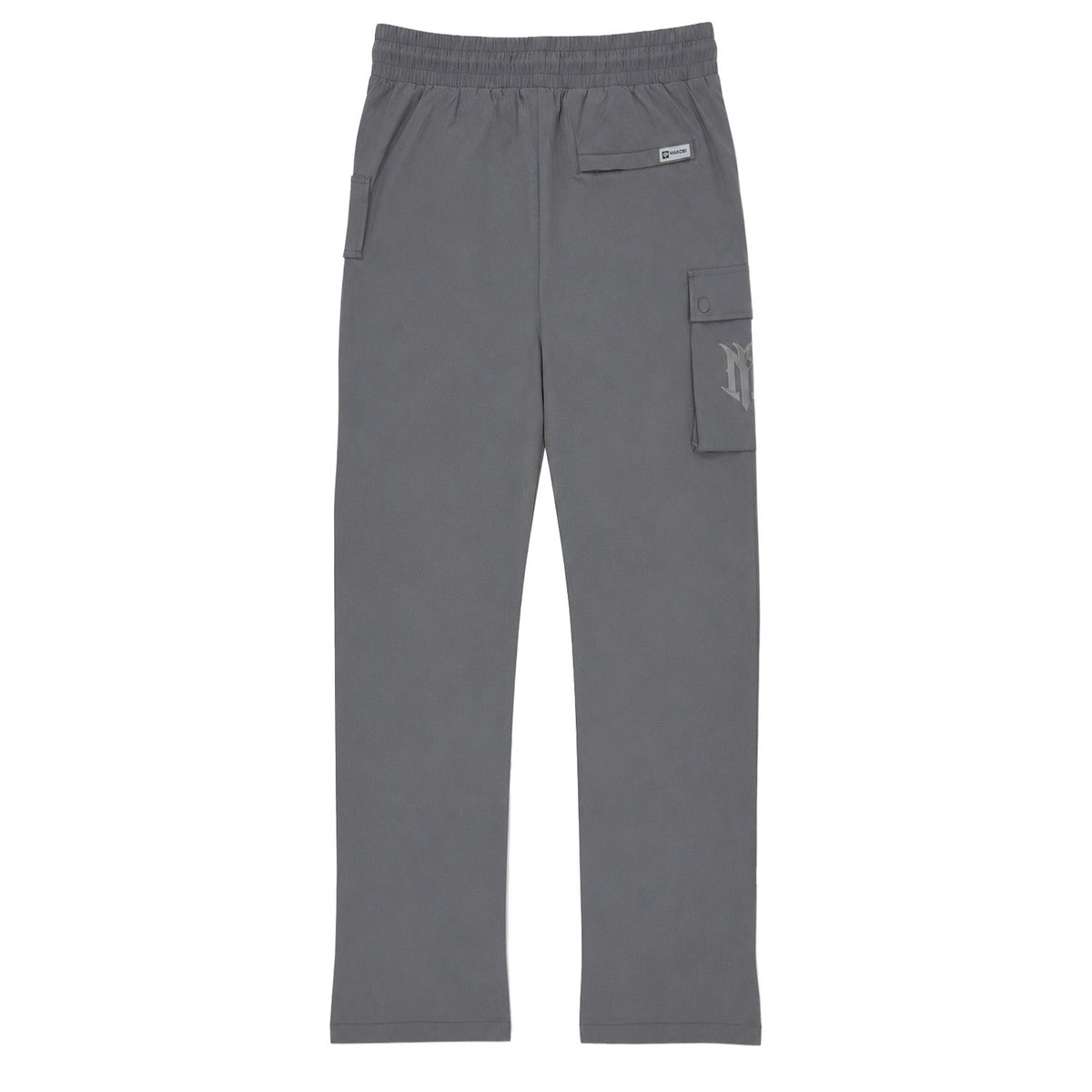 M1634 Adorni Stacked Nylon Pants - Dark Gray