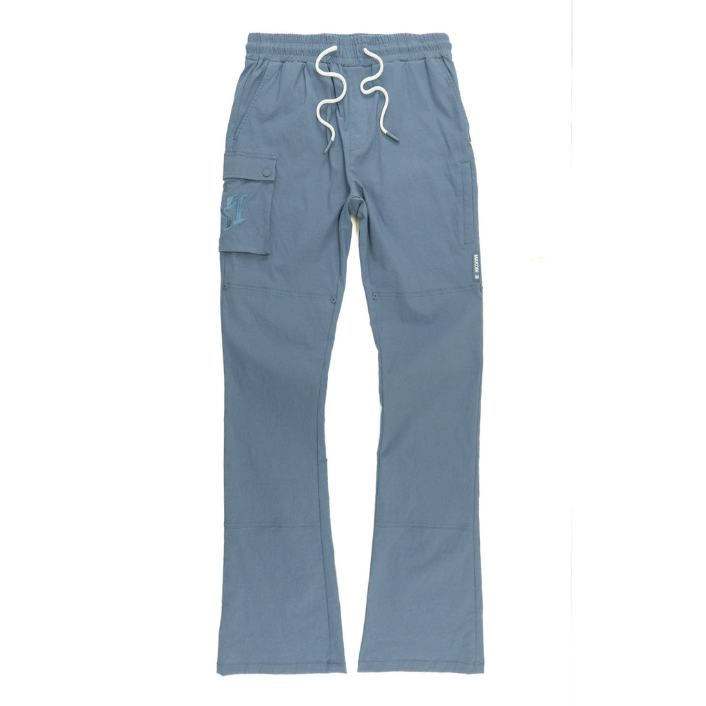 Nylon Pants | M1634 Adorni Stacked - Midnight Blue