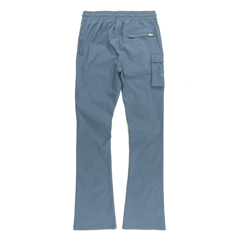 Nylon Pants | M1634 Adorni Stacked - Midnight Blue